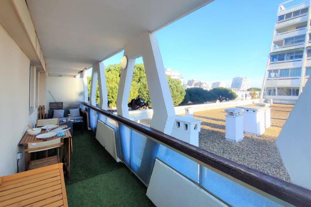Apartamento Grand Voile - Hyper Centre, Climatisation, Vue Panoramique Sur L'Architecture De La Grande Motte Exterior foto