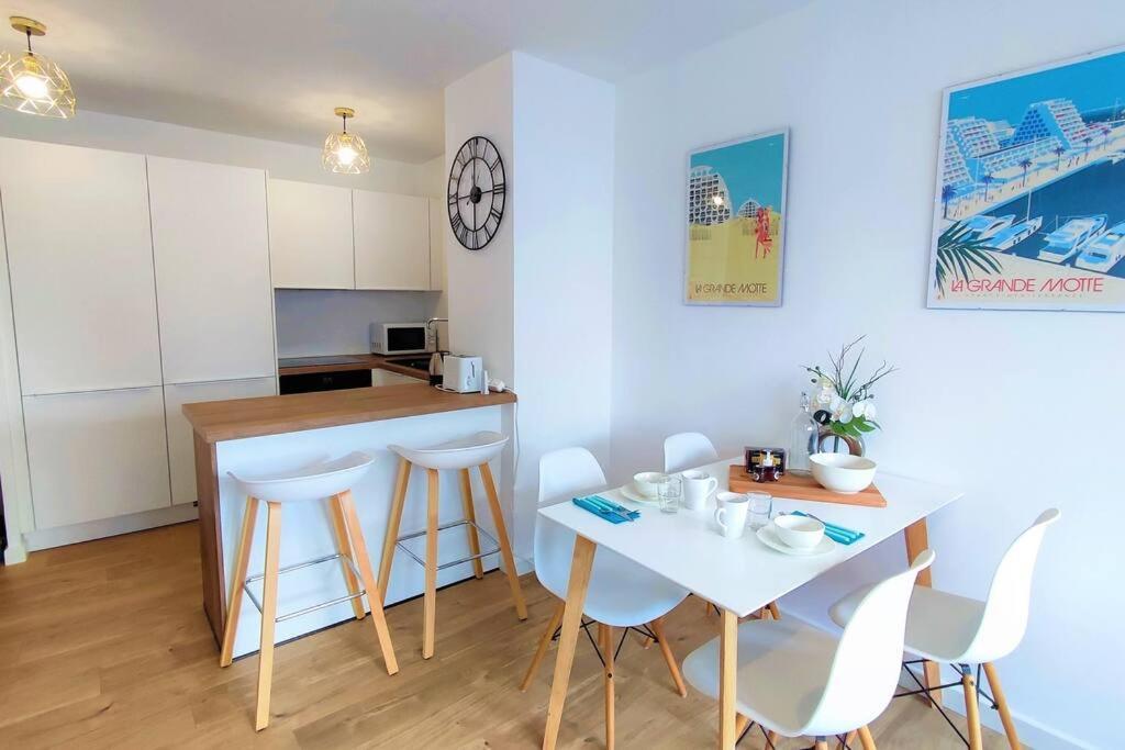 Apartamento Grand Voile - Hyper Centre, Climatisation, Vue Panoramique Sur L'Architecture De La Grande Motte Exterior foto