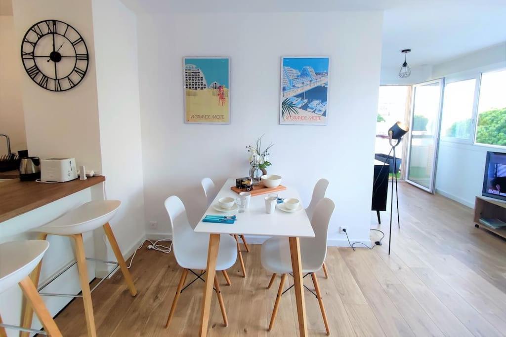 Apartamento Grand Voile - Hyper Centre, Climatisation, Vue Panoramique Sur L'Architecture De La Grande Motte Exterior foto