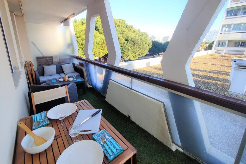 Apartamento Grand Voile - Hyper Centre, Climatisation, Vue Panoramique Sur L'Architecture De La Grande Motte Exterior foto